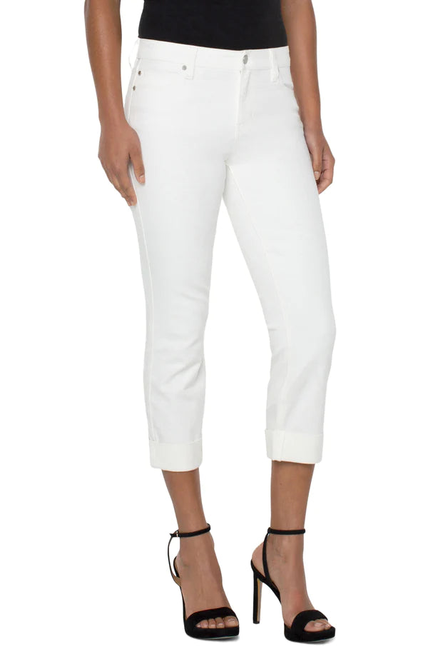 CHARLIE CROP WIDE ROLLED CUFF