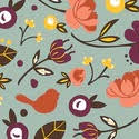 nora fleming cocktail napkins finch