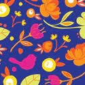 nora fleming cocktail napkins parakeet