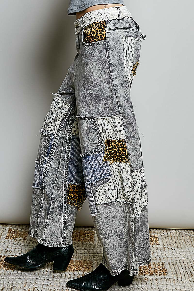 Wild West Patchwork Jeans