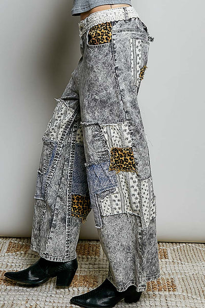 Wild West Patchwork Jeans