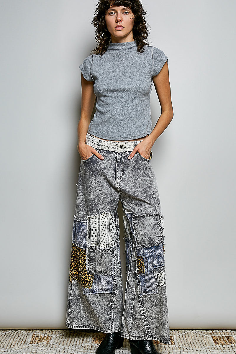 Wild West Patchwork Jeans