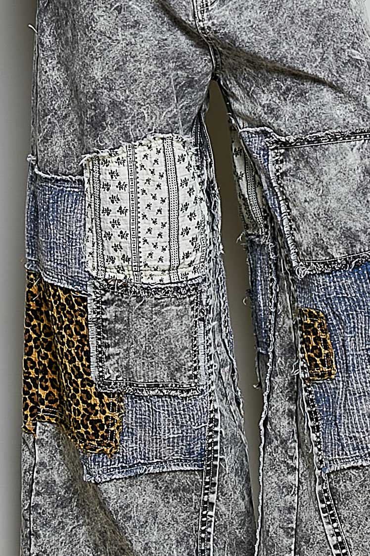 Wild West Patchwork Jeans
