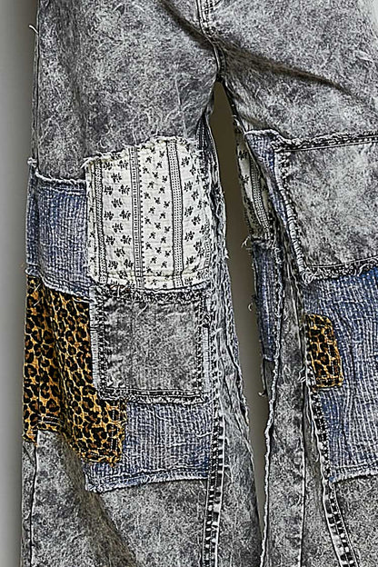 Wild West Patchwork Jeans