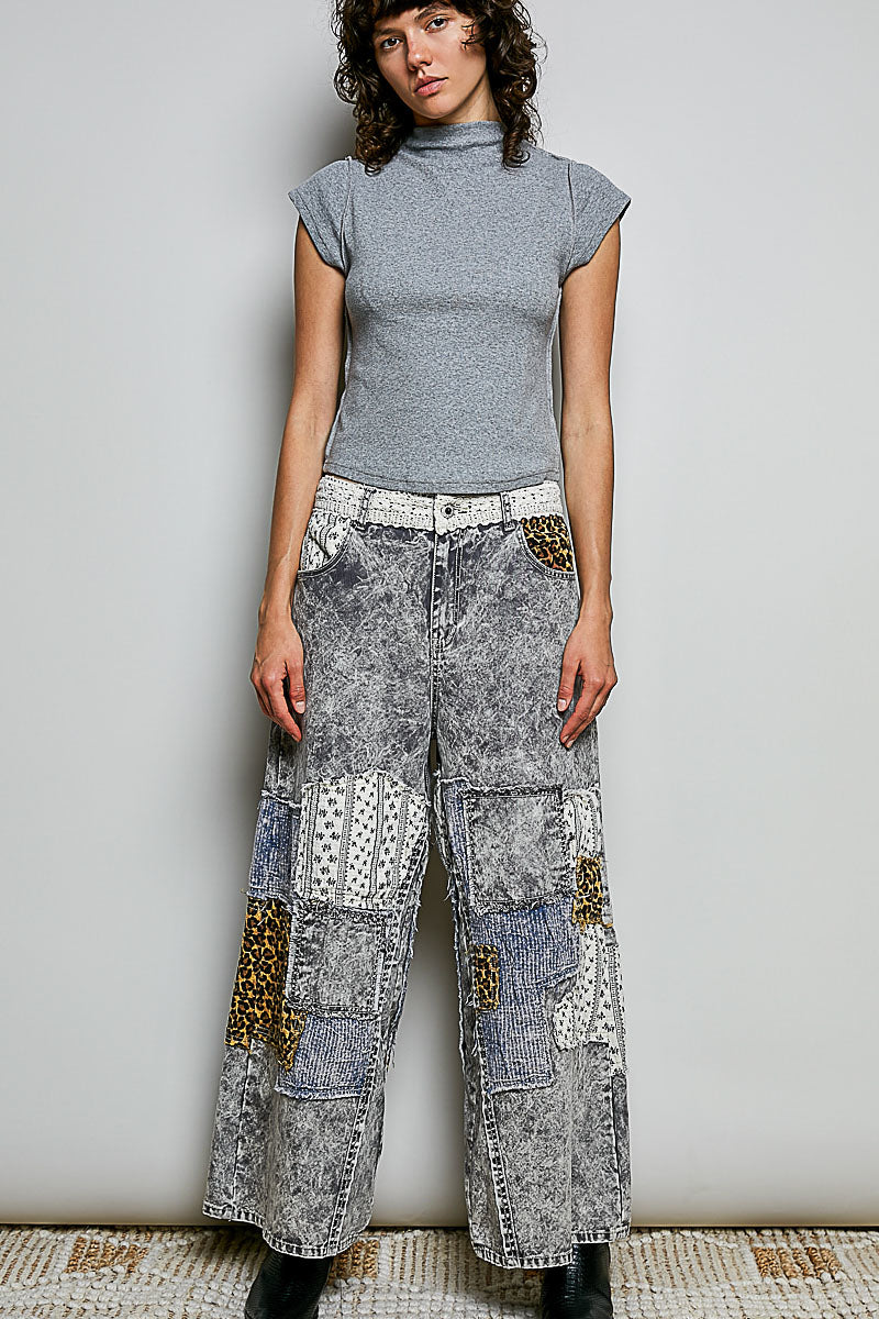 Wild West Patchwork Jeans