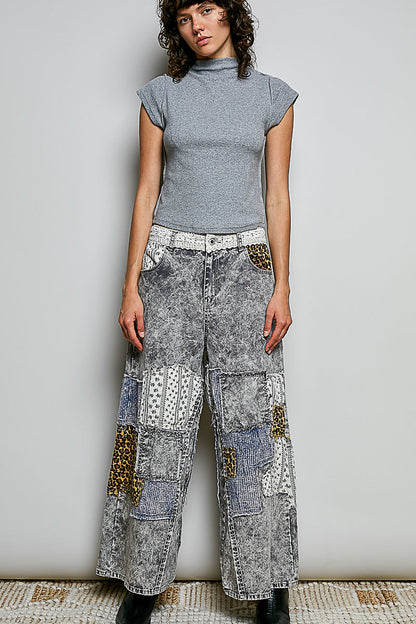 Wild West Patchwork Jeans