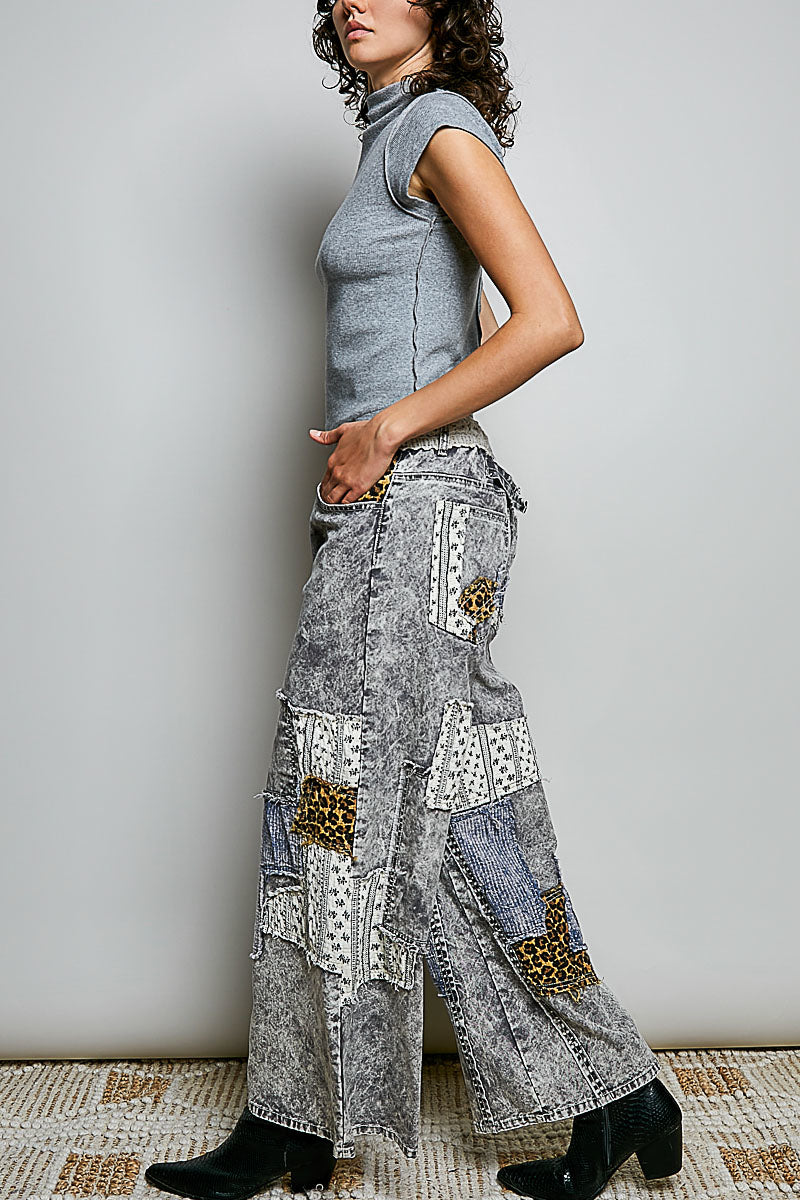 Wild West Patchwork Jeans