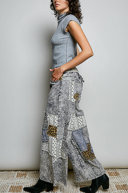 Wild West Patchwork Jeans