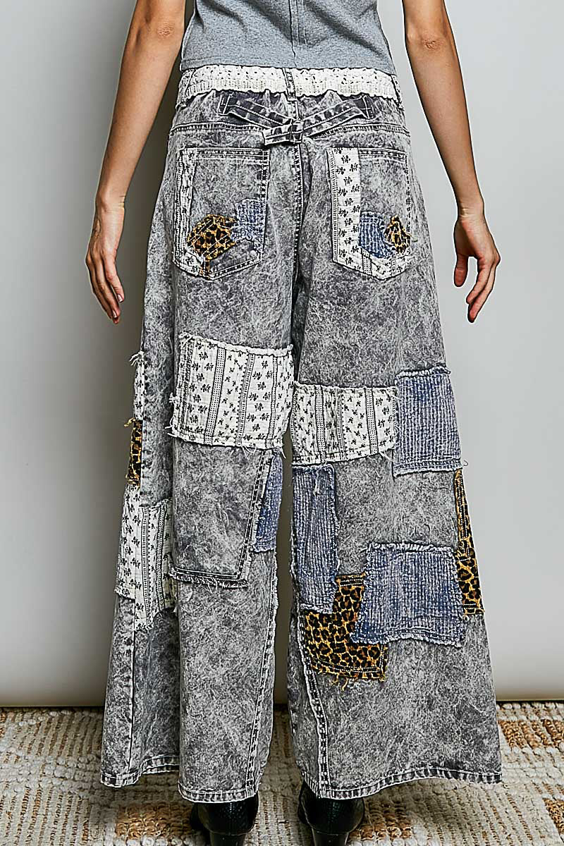 Wild West Patchwork Jeans