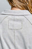 Sand Button Front Blouse