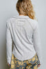 Sand Button Front Blouse
