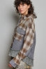 Ghost Grey Plaid Shacket