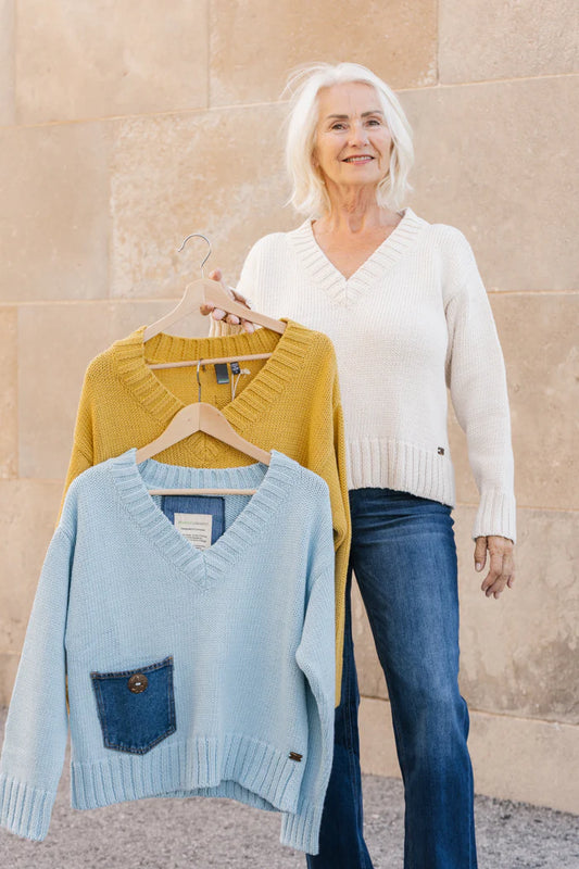 Anniston Pullover - Cloud