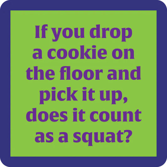 Coaster Cookie on Floor