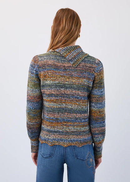 Envelope collar sweater