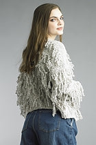 Cozy Open Fringe Cardigan