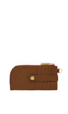 210 East Mahogany Pebble/Brushed Gold Red Zip