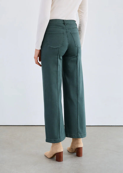 Olivia Wide Leg Denim, Spruce