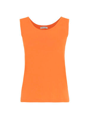 Orange Knit Tank