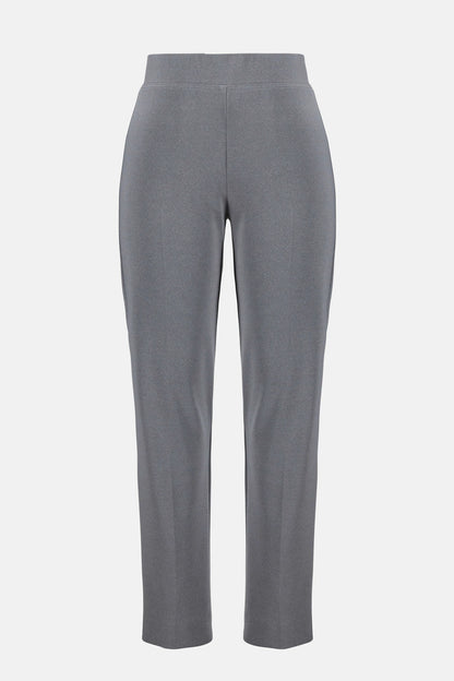 Melange Silky Knit Straight Leg Pull-On Pants