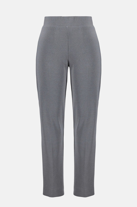 Melange Silky Knit Straight Leg Pull-On Pants
