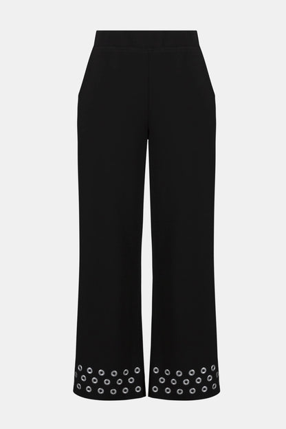 Scuba Jersey Straight Leg Pull-On Pants