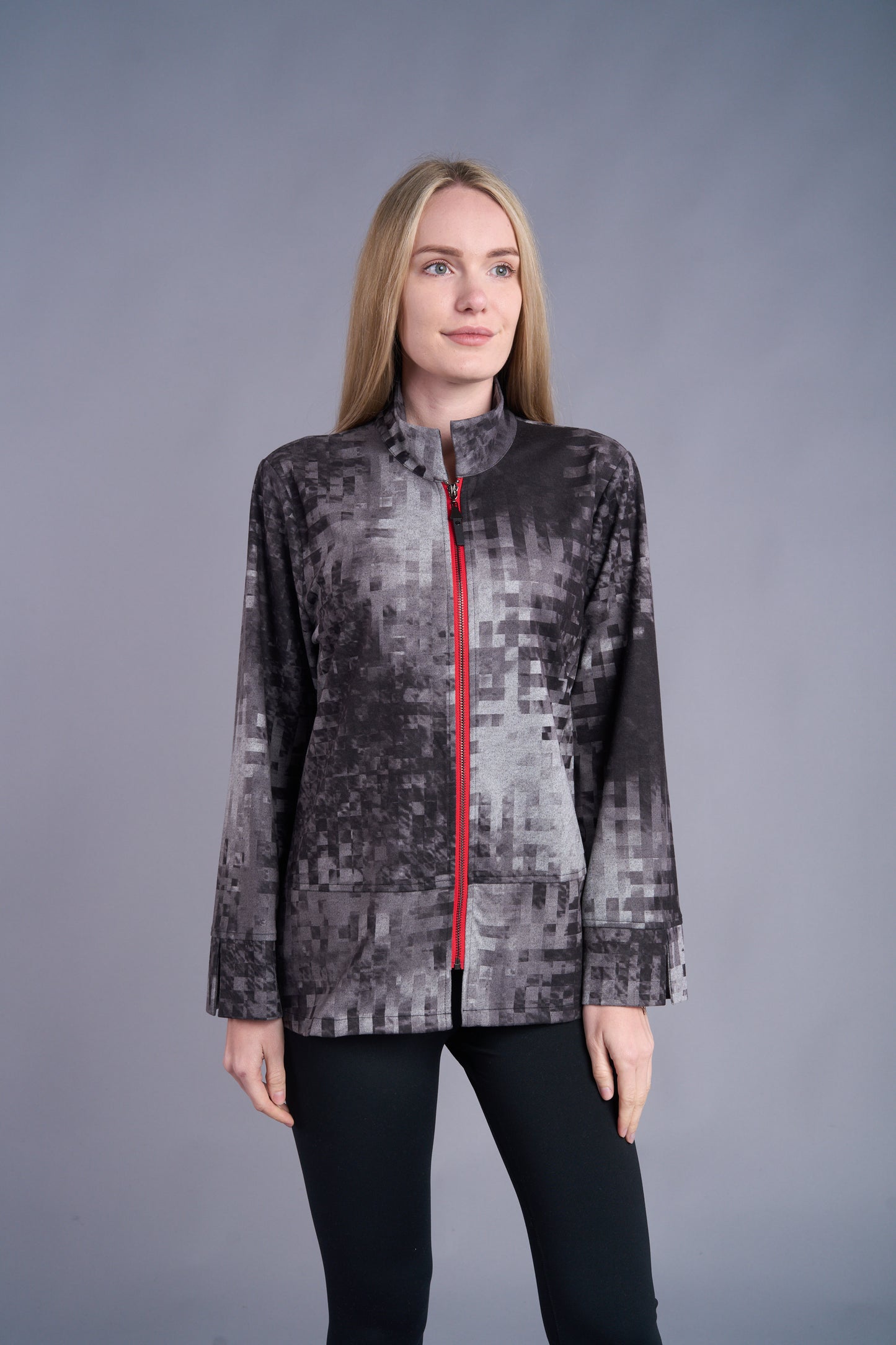 Black Print Jacket
