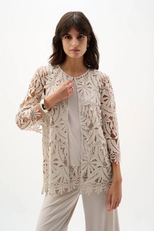 Guipure Lace Straight Cover-Up