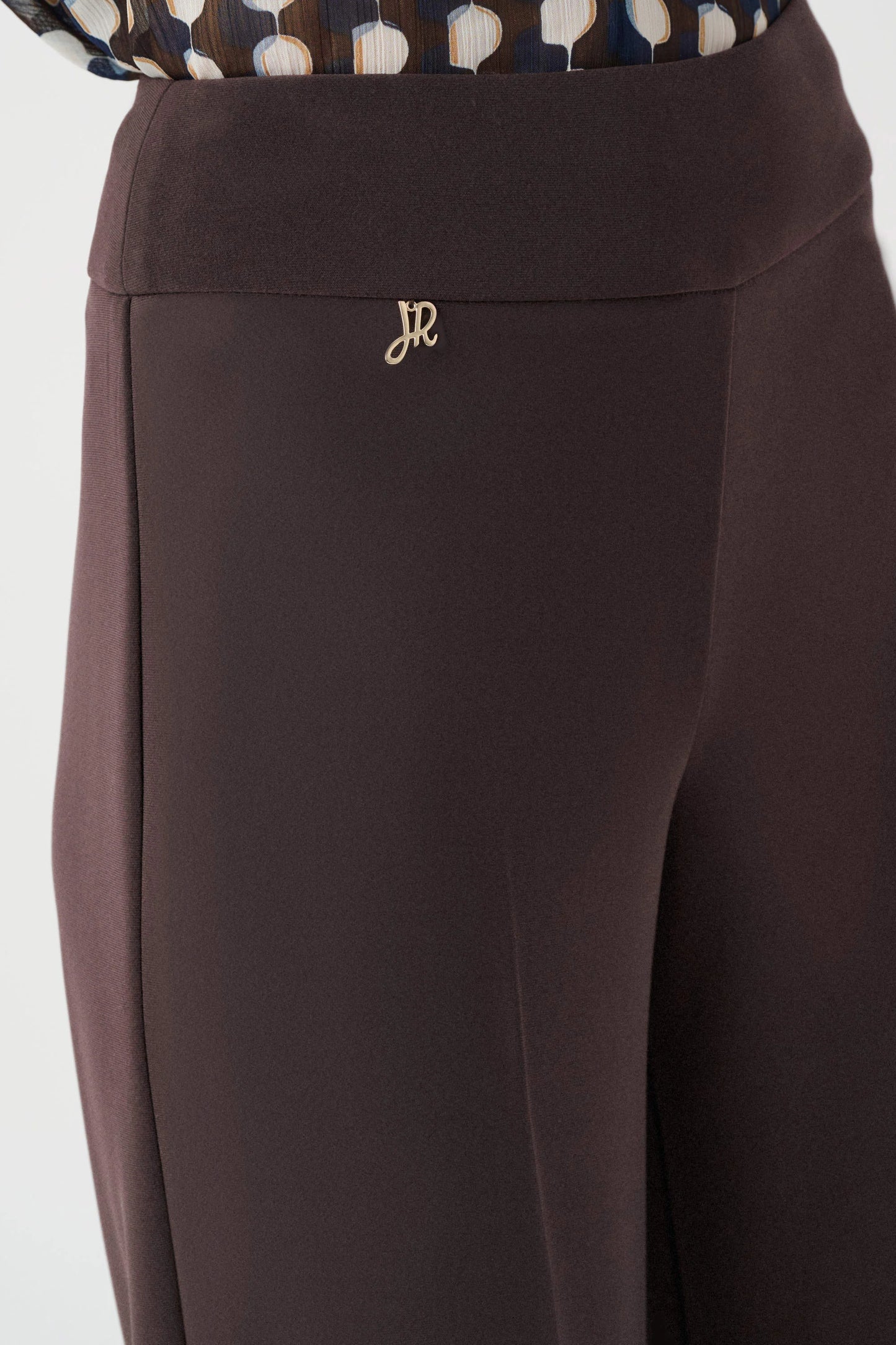 Silky Knit Wide-Leg Pull-On Pants Mocha