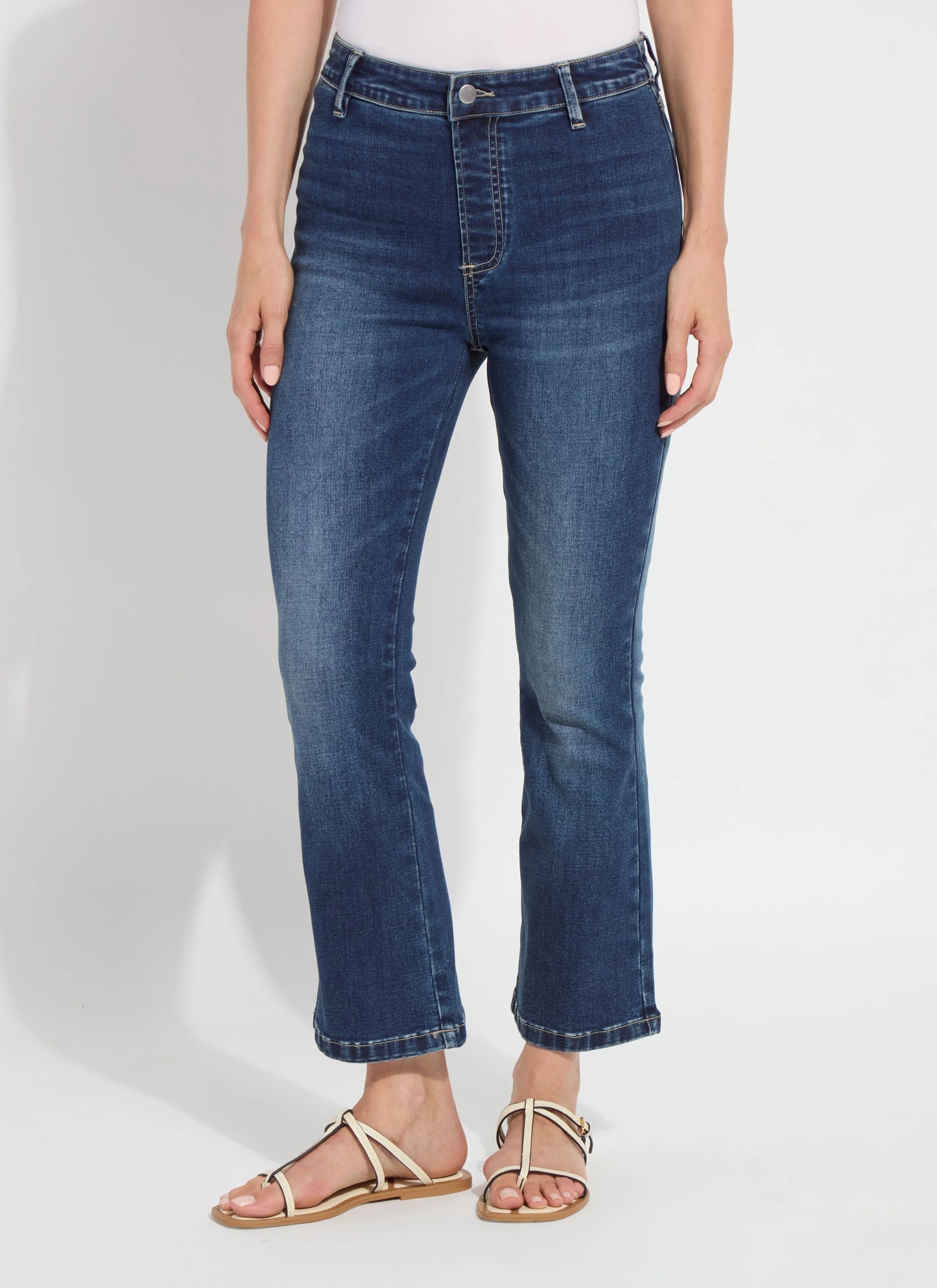 Ankle Estelle Everyday Flare Denim (27" Inseam)