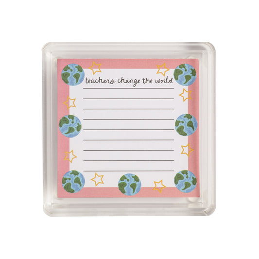 Earth Teacher Notepad Set