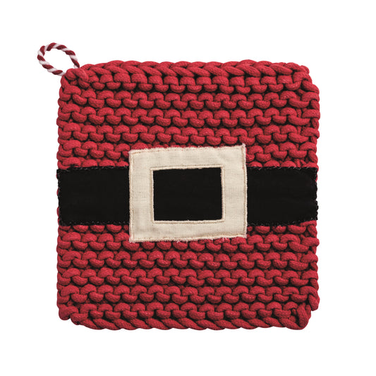 SANTA BELT XMAS POTHOLDER