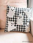 Ghost Beaded Pillow