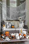 Ghost Beaded Pillow