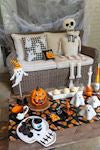 Ghost Beaded Pillow