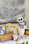 Candy Corn Beaded Pillow