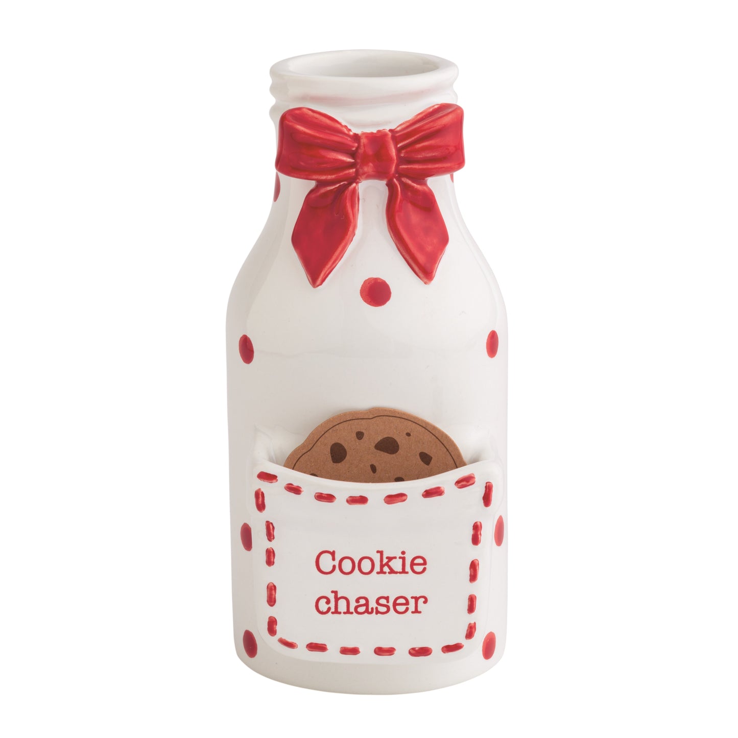 Red Bow Milk Cookie Pocket Bottle