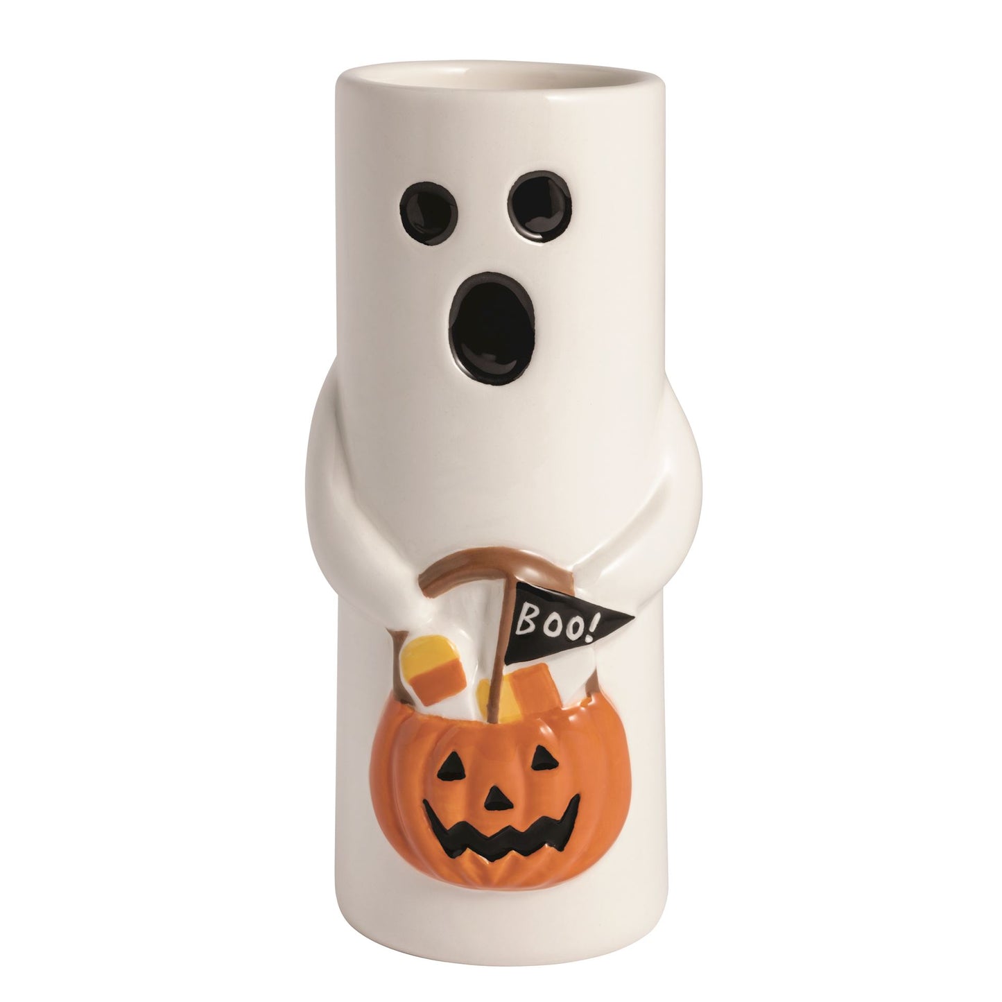 Ghost & Treat Bag Stem Vase