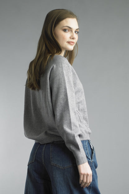 Silver Lining Chain Detail Sweater