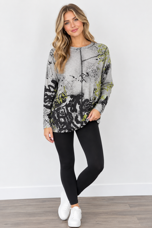Jazz Music Crew Neck Top