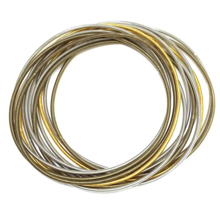 Silver, Bronze, Gold Multi Pw Bracelet Unbound