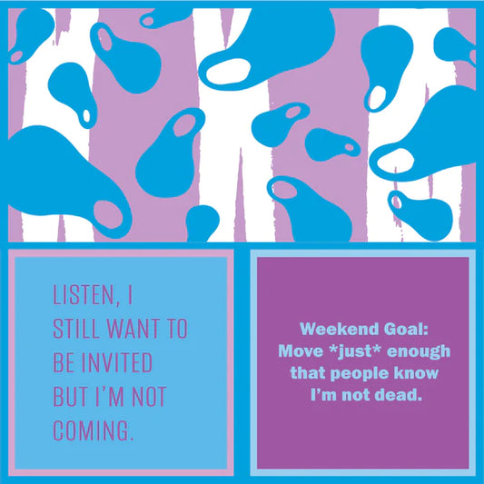 Cocktail Napkin Weekend Goals