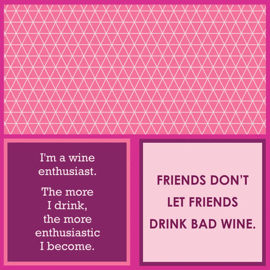 Cocktail Napkin Friends Don't Let Friends