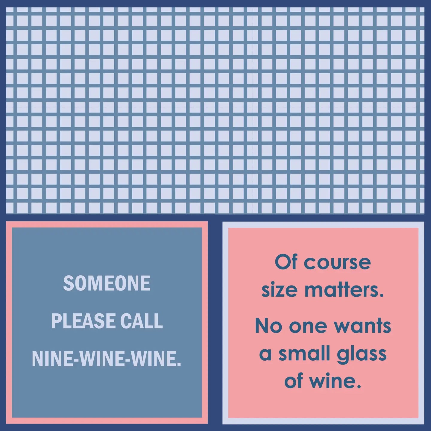 Cocktail Napkin Course Size Matters | Funny Home Gift