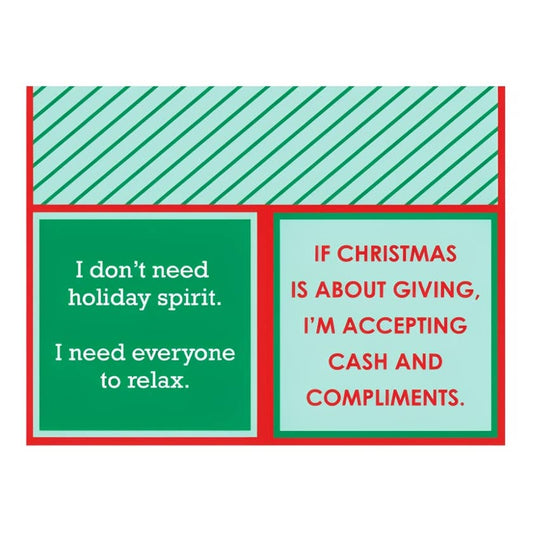 NAPKIN XMAS Cash & Compliments