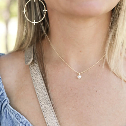 Shine Bright Mini Pearl Necklace