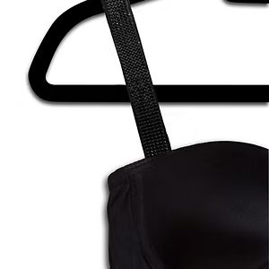 Black Mini Loops Strap-its Bra