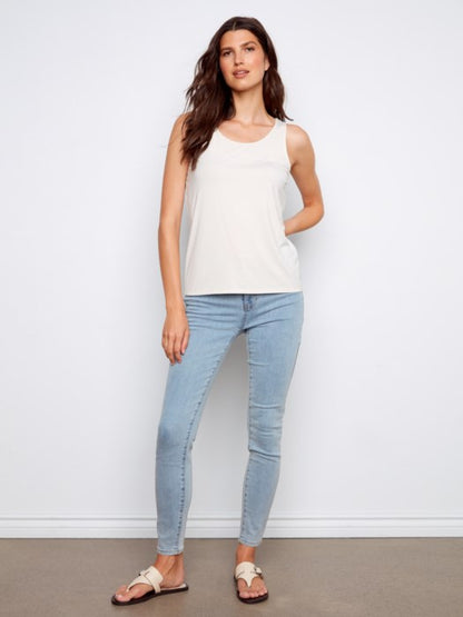Wear 2-Way Bamboo Cami Greige