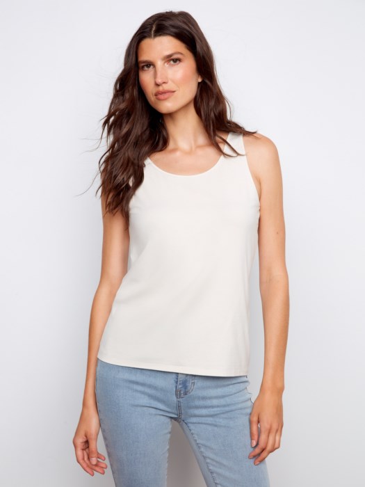 Wear 2-Way Bamboo Cami Greige