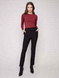 Gutsy Crepe Slim Fit Dress Pants